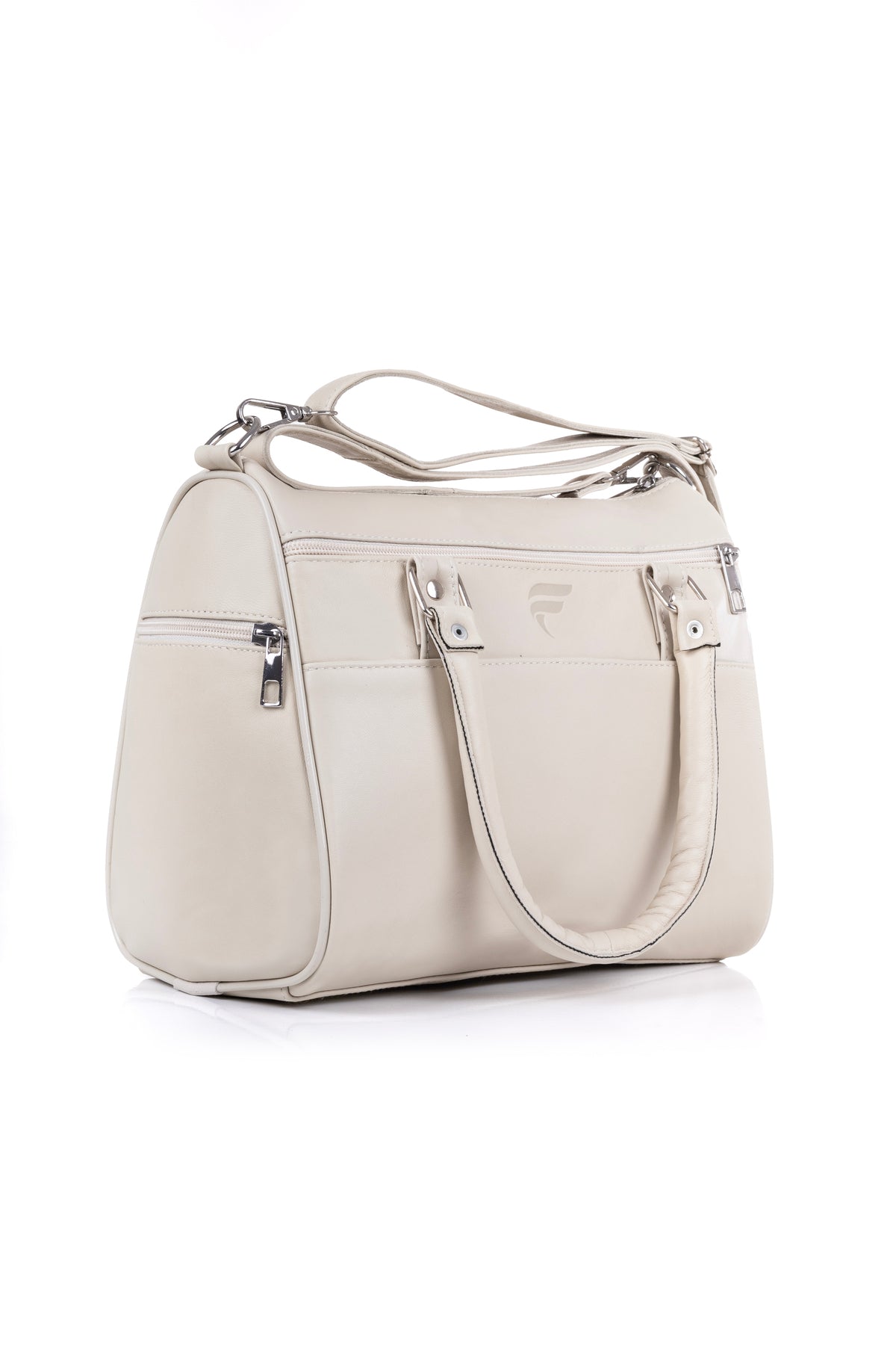 Fubileather Genuine Leather Shoulder and Arm Strap Mom Bag