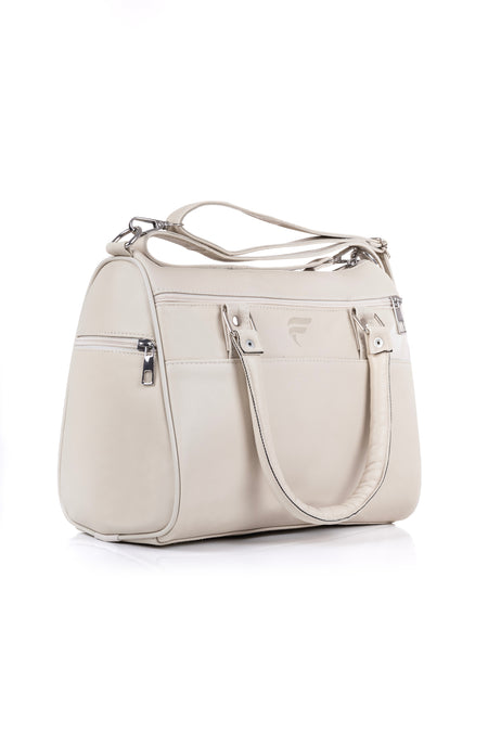 Fubileather Genuine Leather Shoulder and Arm Strap Mom Bag