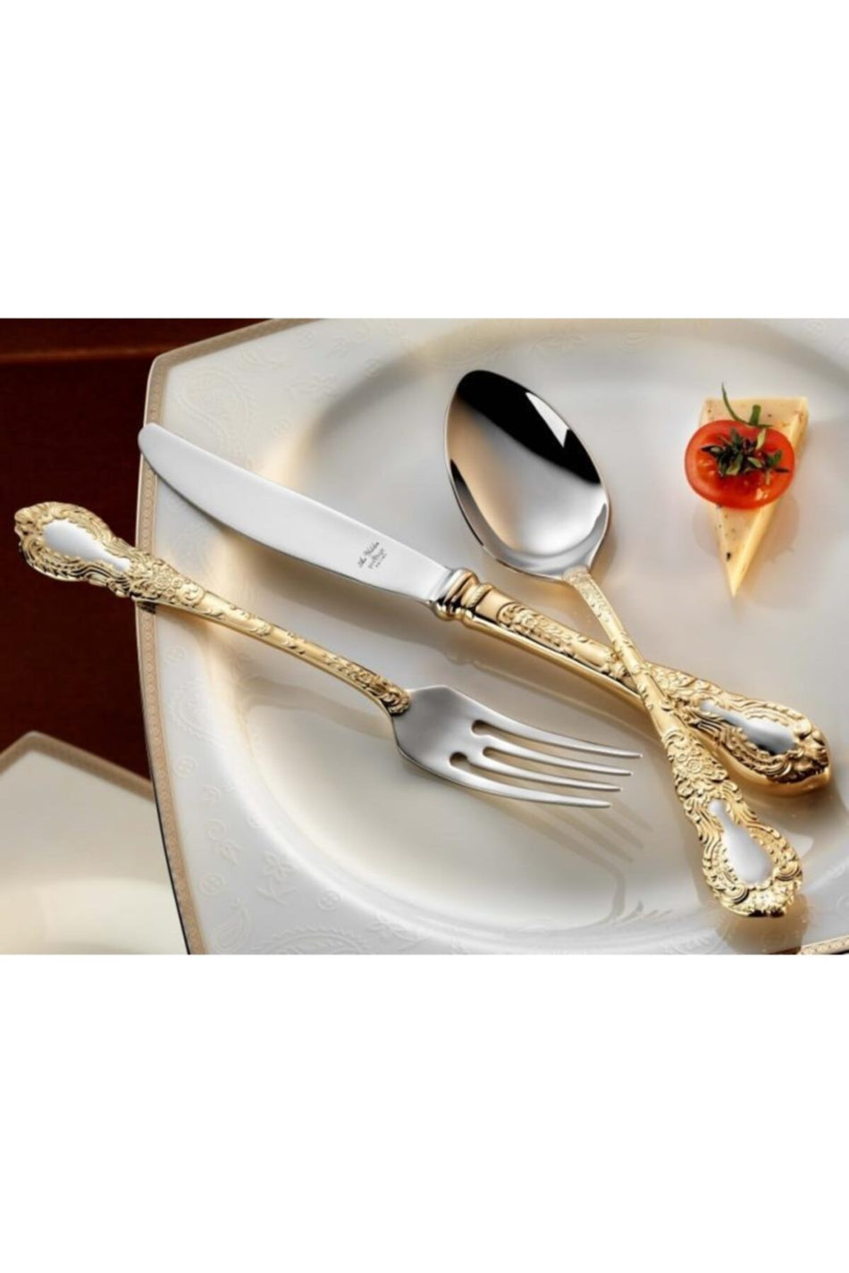 Aryildiz ciragan prestige altin sandikli 89 Piece Fork Knife tk - MALLTURK