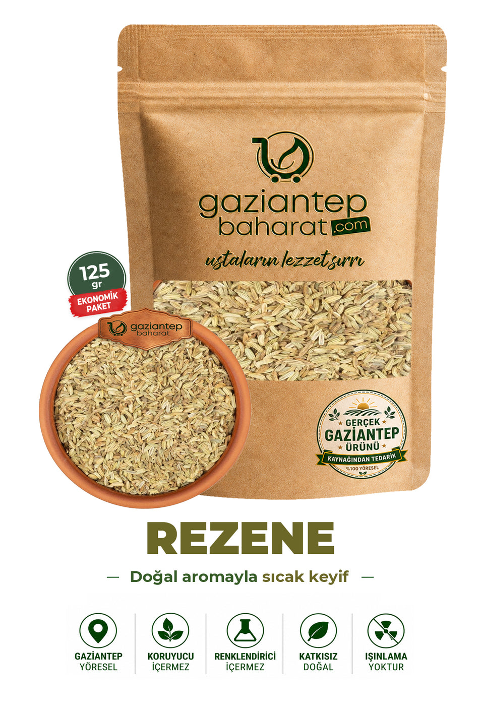 Gaziantep Spices Fennel 125 gr