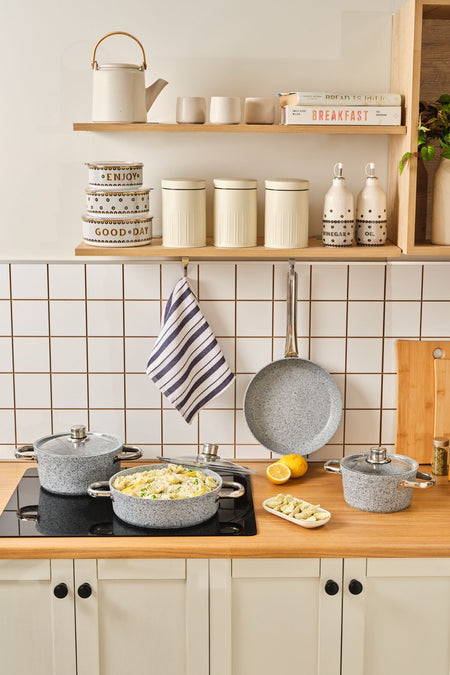 Karaca Biogranit Nare 7 Piece Cookware Set - MALLTURK