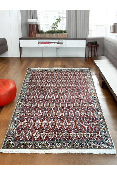 SIRVAN Rug Hand-Woven Hereke Rug - 202x292 - MALLTURK