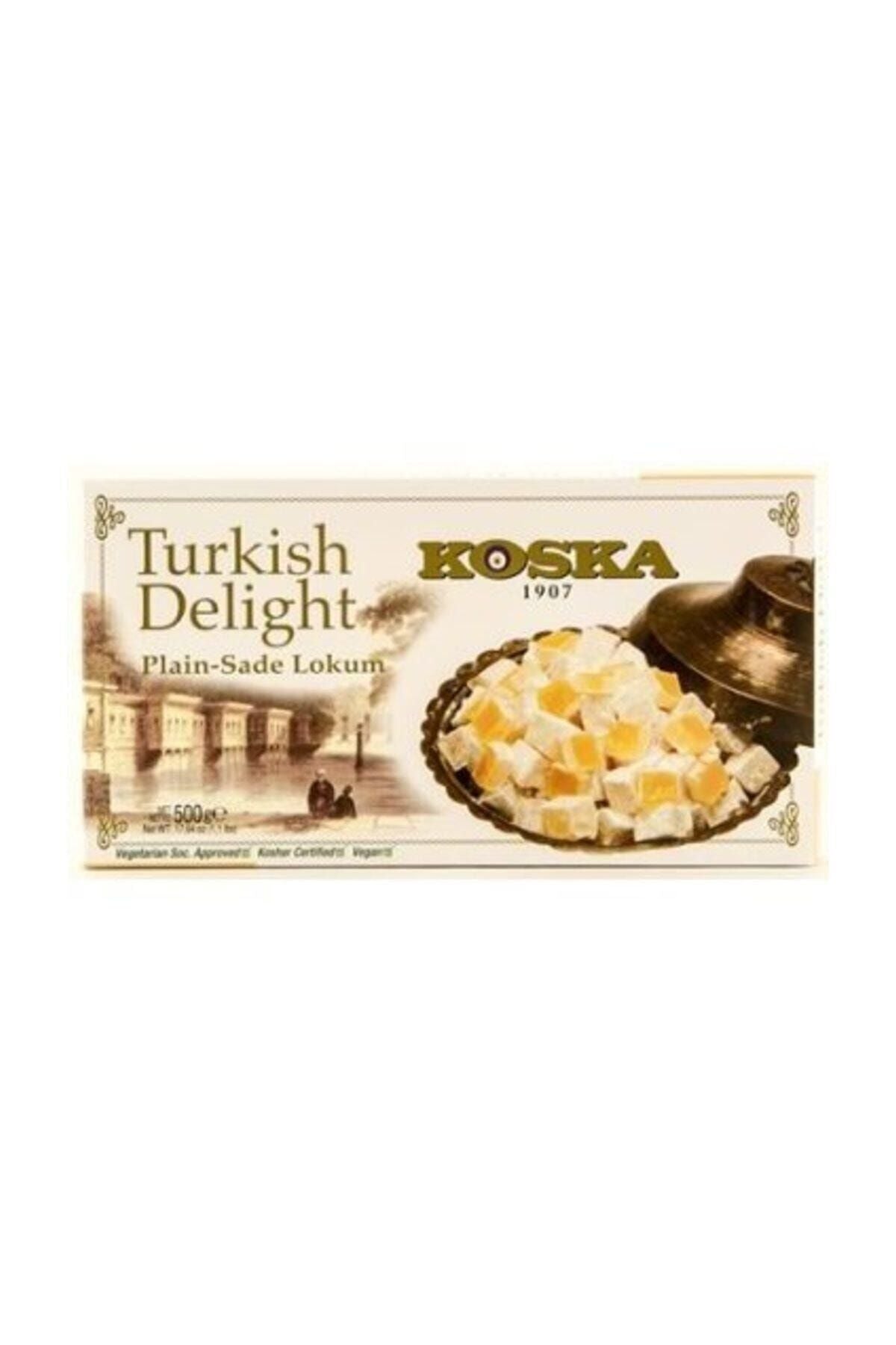 Koska Turkish Delight Plain 500 grx3 Pieces - MALLTURK