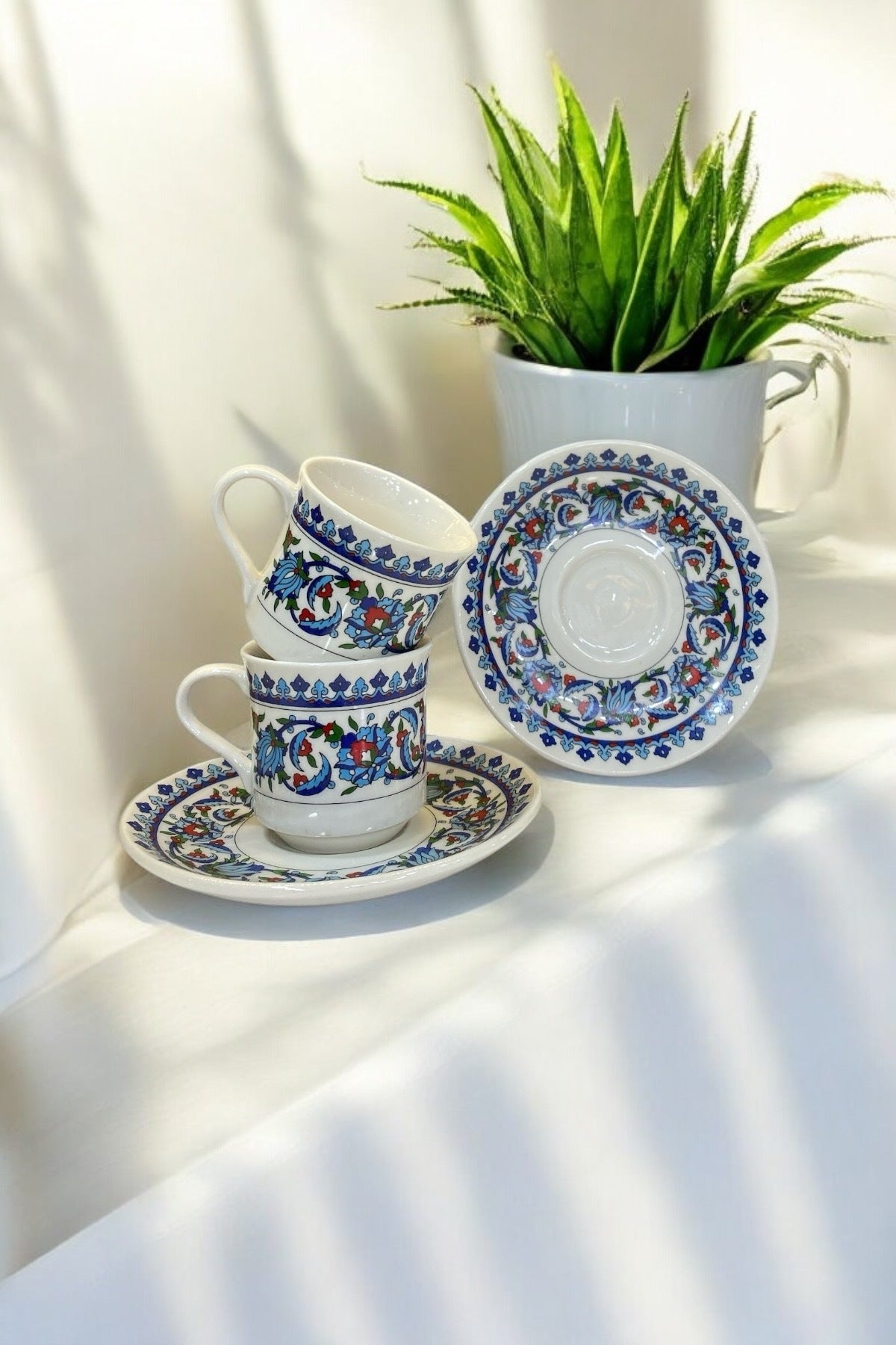 Eporselen Topkapi 2-Person 4-Piece Coffee Cup Set - MALLTURK