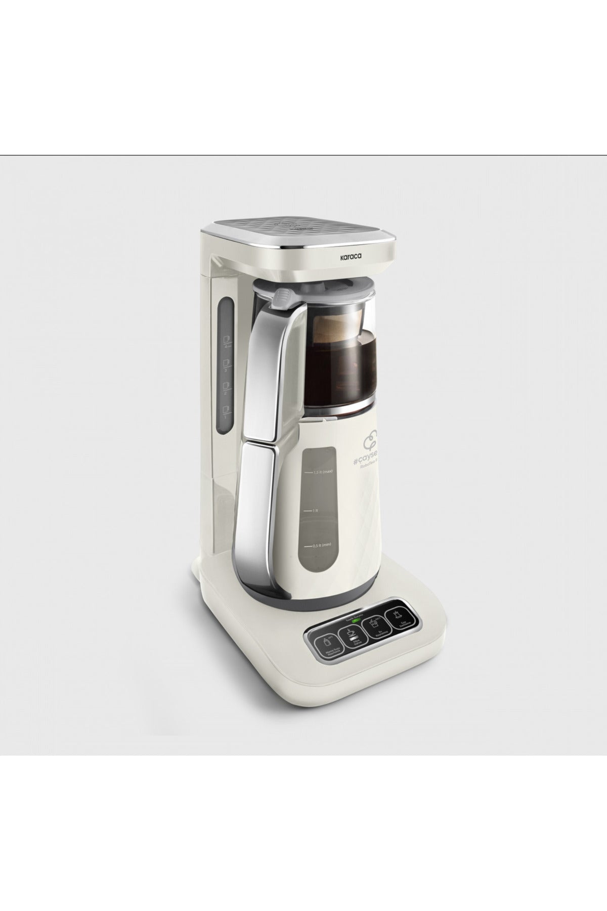 Karaca Pro Tea Lover Robotea 4-in-1 Talking Automatic Water Heater Tea and Filter Coffee Machine - MALLTURK