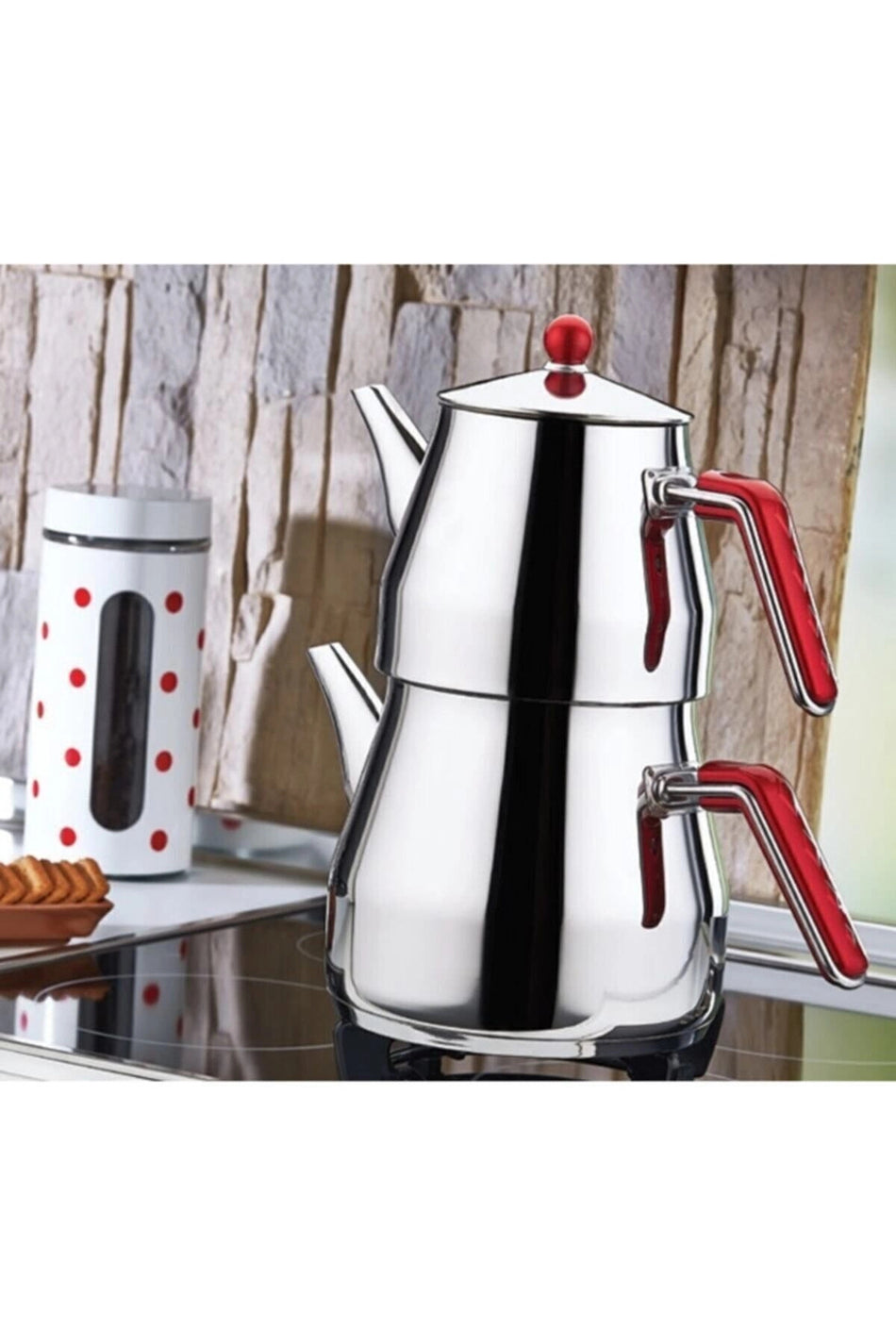 Kahramanlar Prism Mega Size Teapot Set D-218