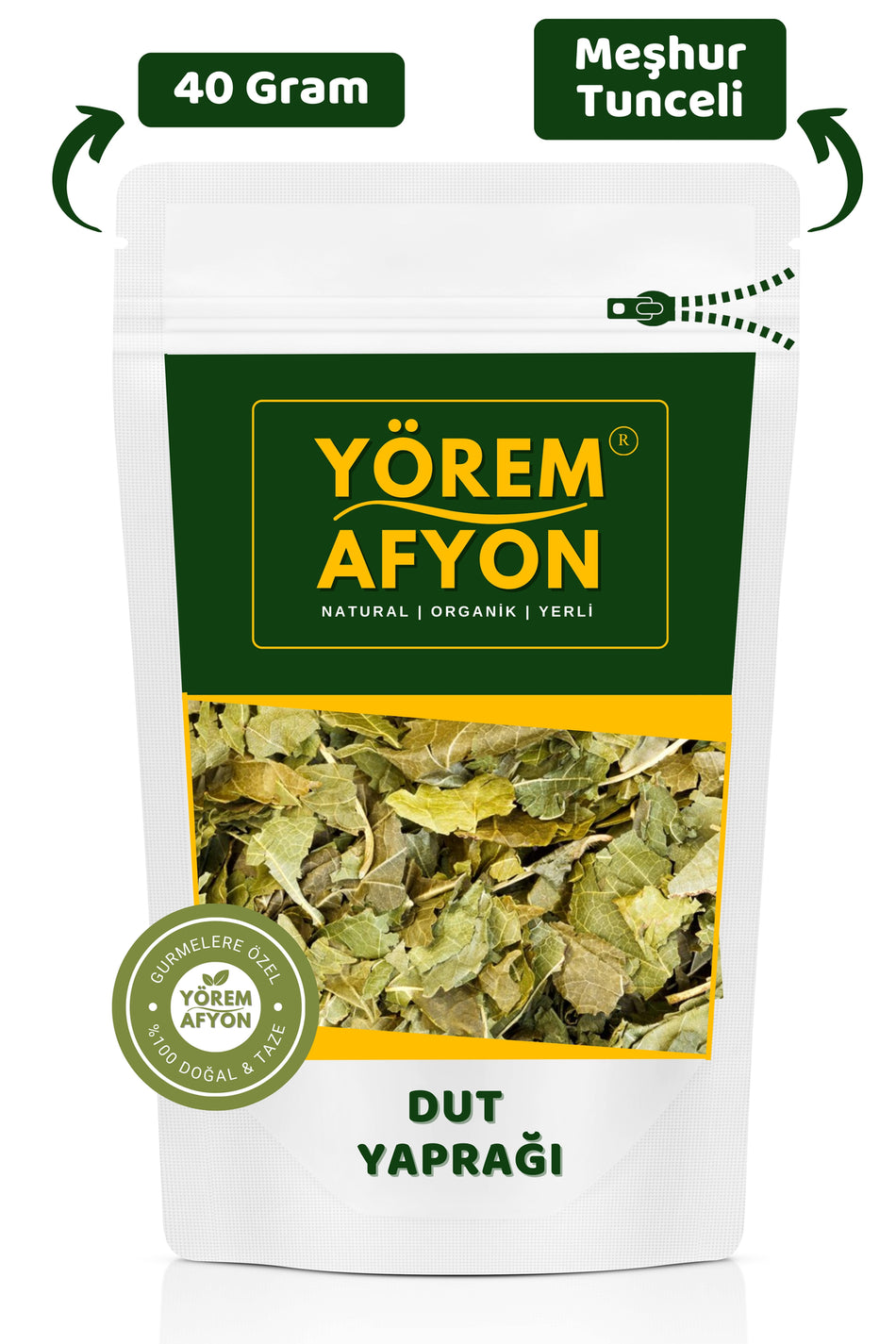 Gulcehre Berühmte getrocknete Maulbeerblätter aus der Region Tunceli (Morus alba) | 40 g