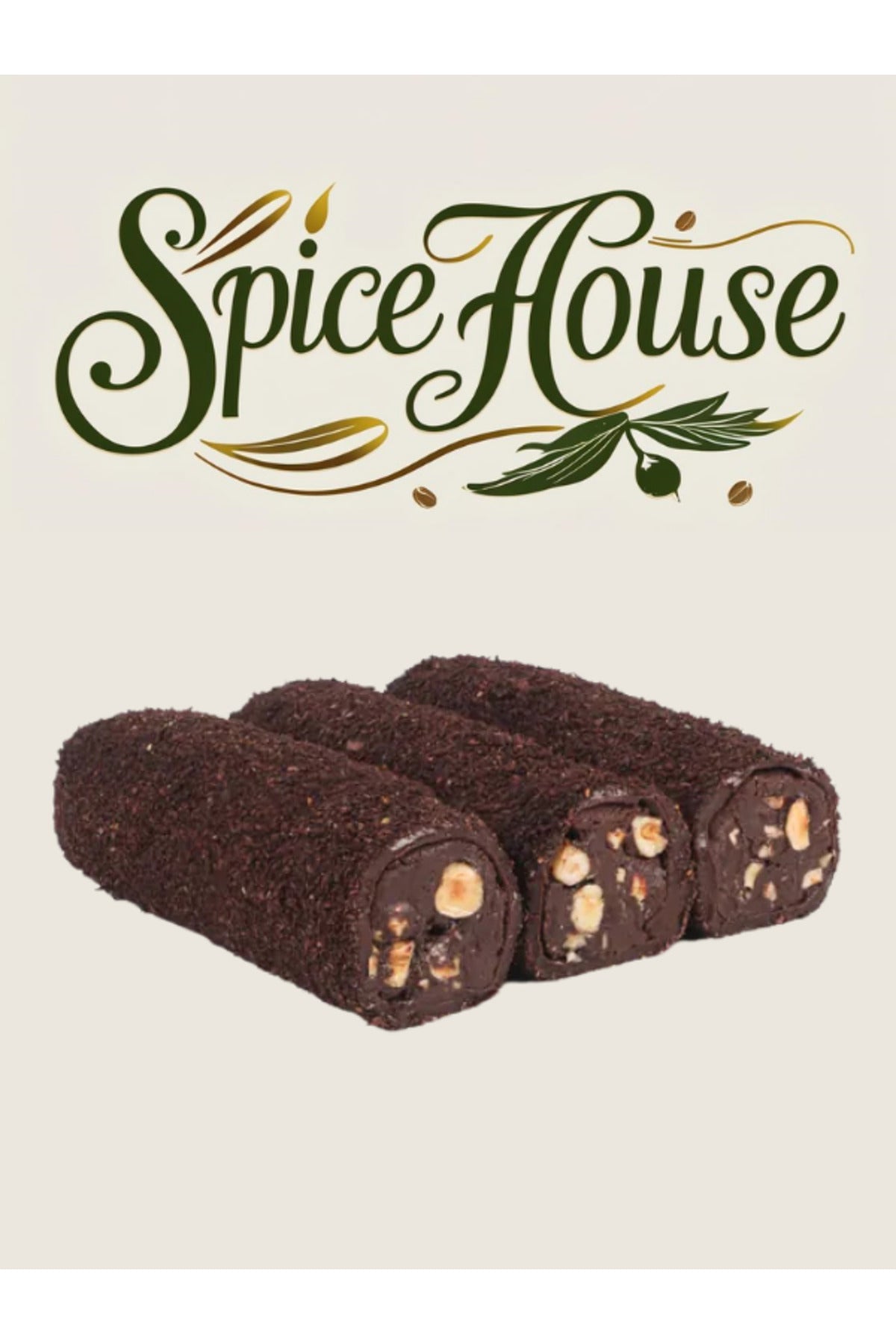 TURKISH spice house browni Hazelnut kremali Rolled Turkish Delight 250 g - MALLTURK
