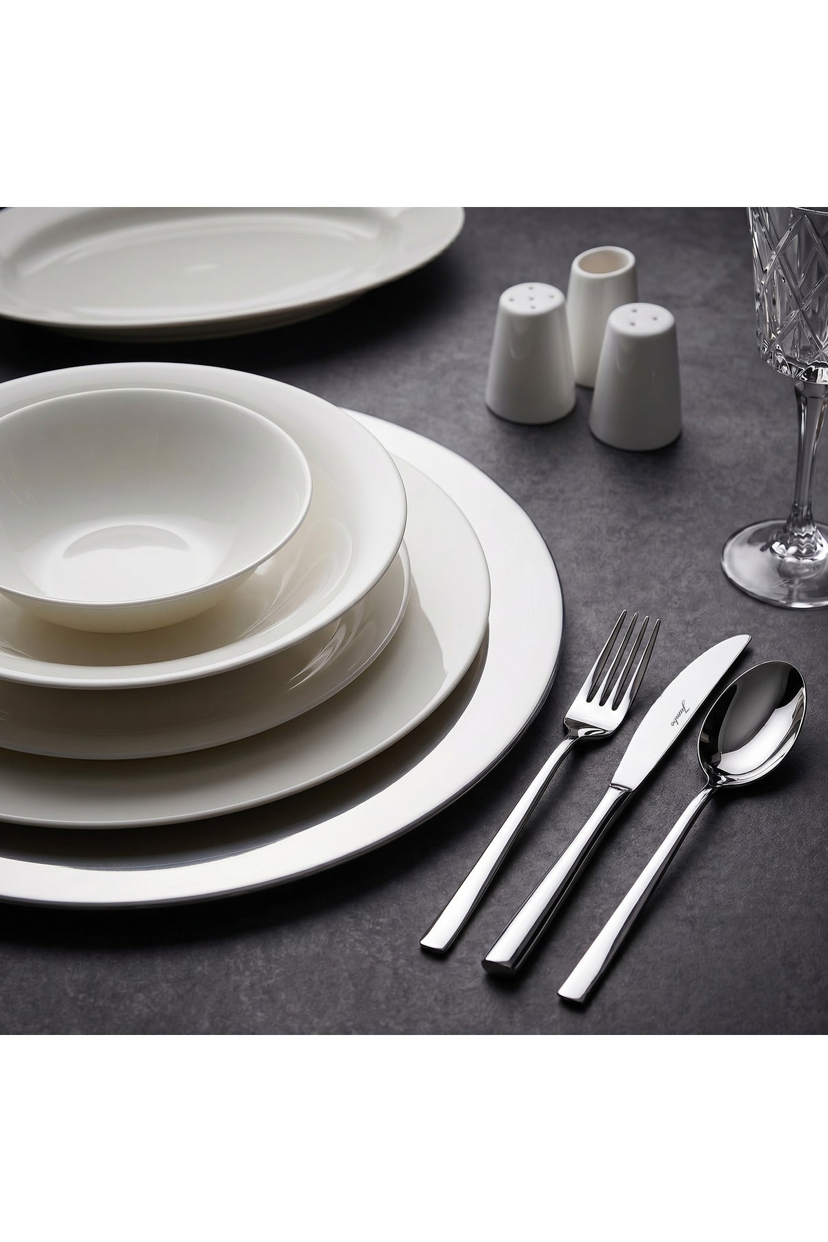 Jumbo 2403 18 Piece 6 Place Setting yemek Flatware Set - MALLTURK