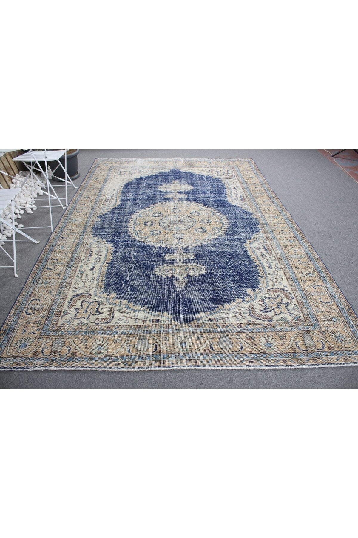 Kayra Export Hand-Woven Rug Turkish Rug 215x312 Cm , Blue ,