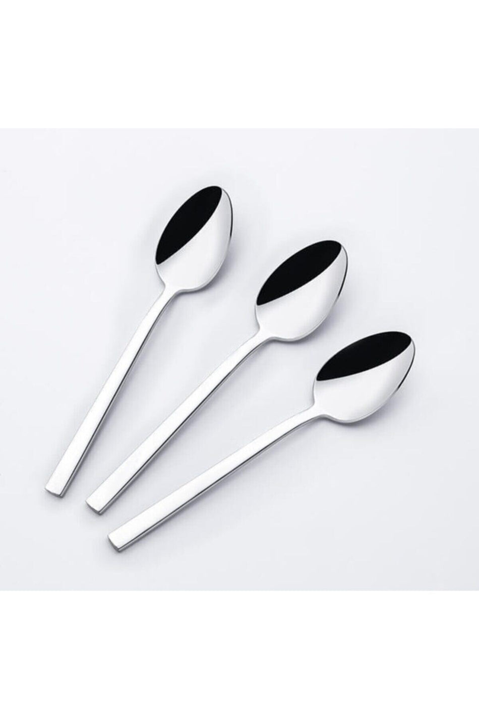 Nehir dalyan Plain 12 Piece Teaspoon 1 duzine cay Spoon - MALLTURK