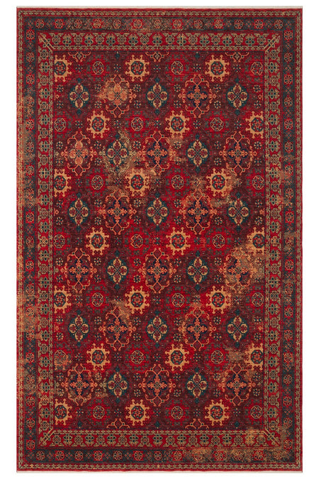 Kalesta Rug Rustik 06 Violet Natural Wool with Special Looms Hand-Woven Techniques with Produced Living Room Rug - MALLTURK