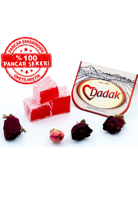 Dadak Turkish Delight and kuruyemis Rose Flavored Turkish Delight 1 kg - MALLTURK