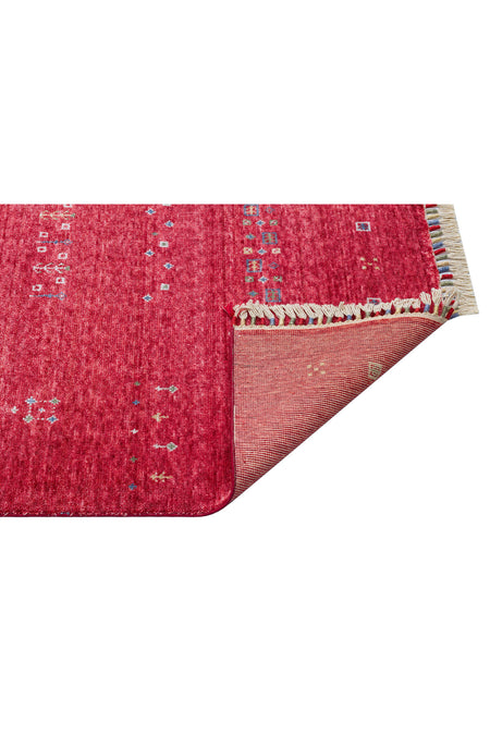 Eko Hali Zara ZR 06 Red is a special loom rug shaped by the intensive handiwork of women from Usak. - MALLTURK
