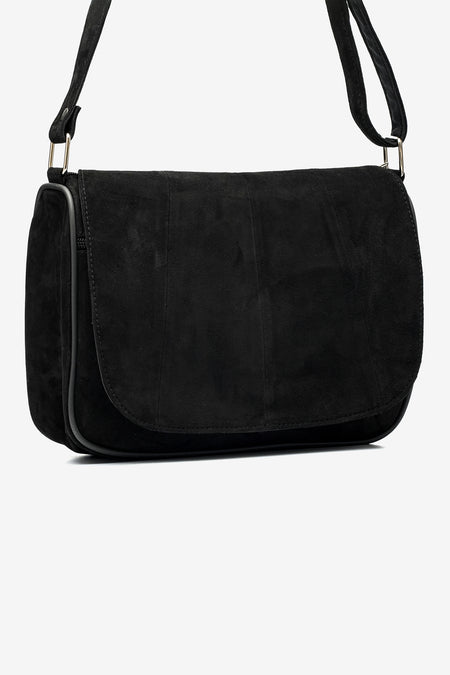 Fubileather Genuine Leather Flap Shoulder Bag