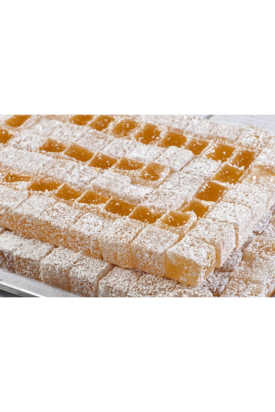 Sekerci caferzade hindistancevizli Plain Turkish Delight 500 g - MALLTURK