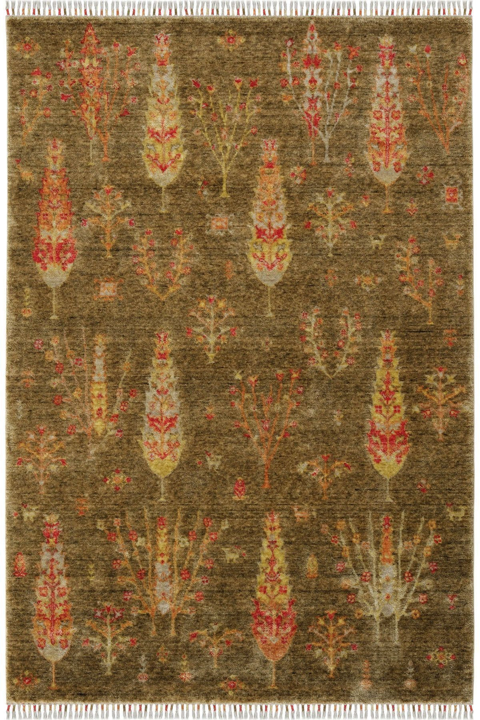 Cool Hali Galata 08 Khaki Carpet Authentic Living Room Carpet Bohemian Scandinavian Carpet Bamboo Carpet Handwoven Hallway Carpet - MALLTURK