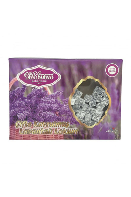Genel Markalar 200 g Double Roasted Lavender Flavored Turkish Delight - MALLTURK