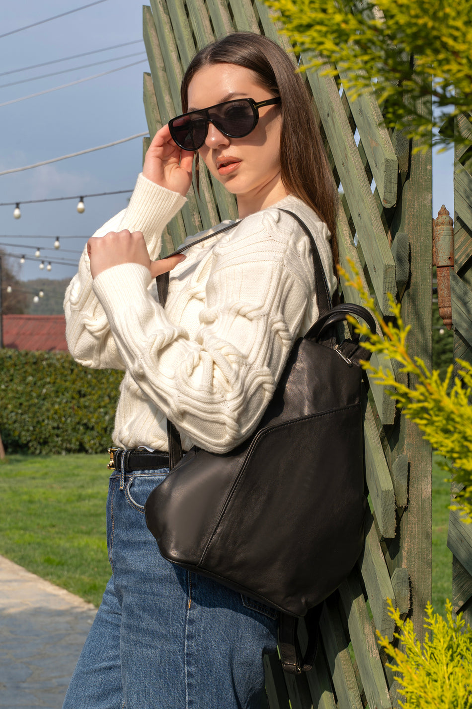 Fubileather Modern Casual Women's Backpack – Minimalist Design