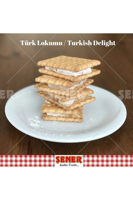 Sener Glucose Free Turkish Delight 1 5 kg Biscuit Sandwich Turkish Delight Plain Turkish Delight Snack - MALLTURK