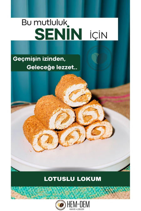 SOFT lotuslu Turkish Delight 500 g essiz uyum Soft and citirin bulusmasi - MALLTURK
