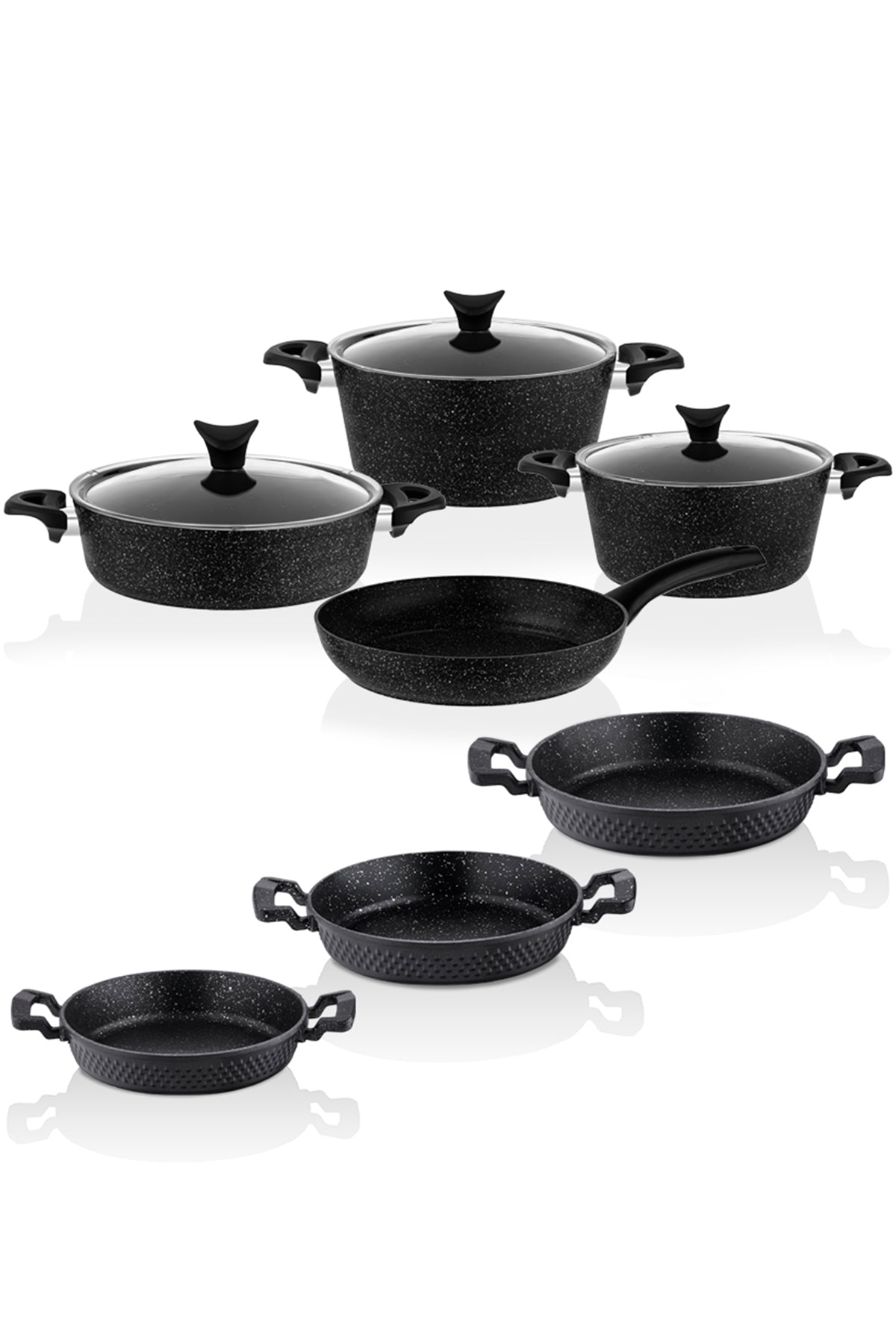 Tac Master 2'li Pot Saute Pan Set - MALLTURK