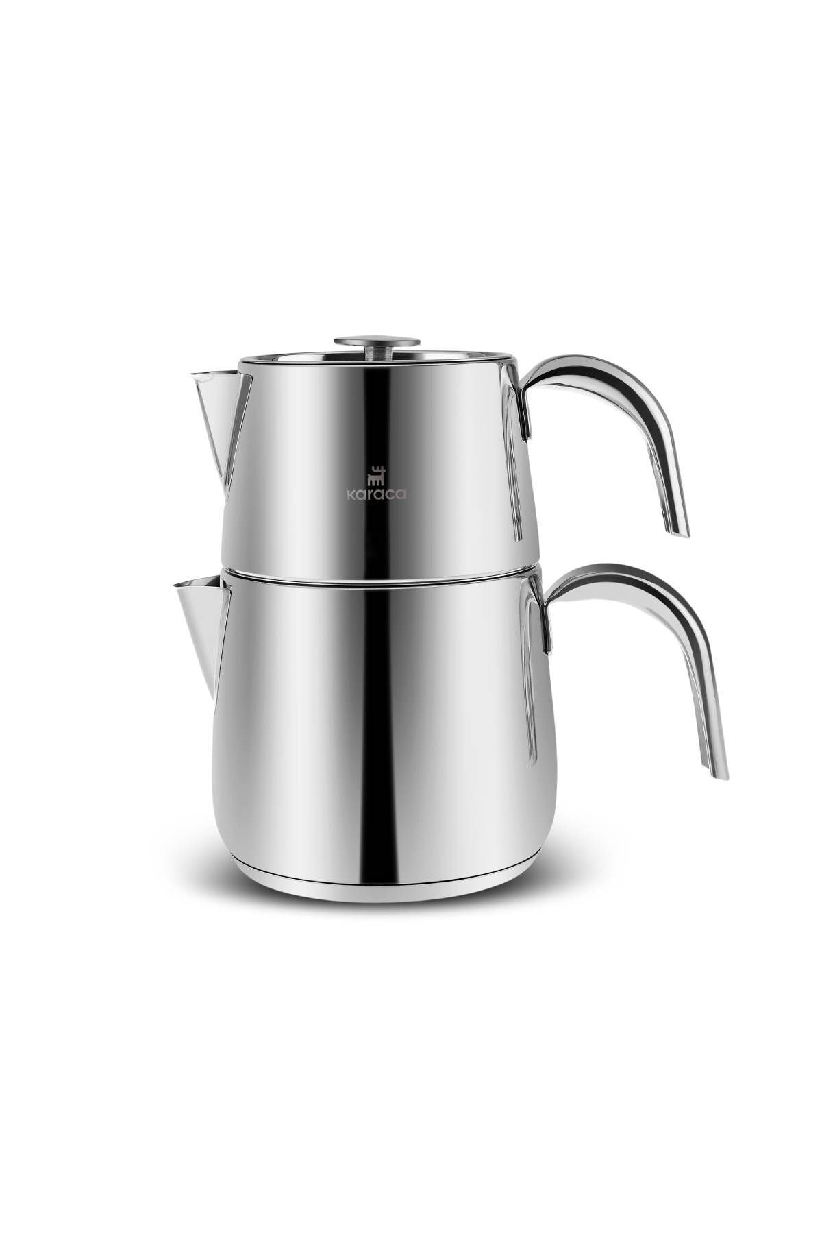 Karaca Curve induction Base Midi Teapot Set - MALLTURK