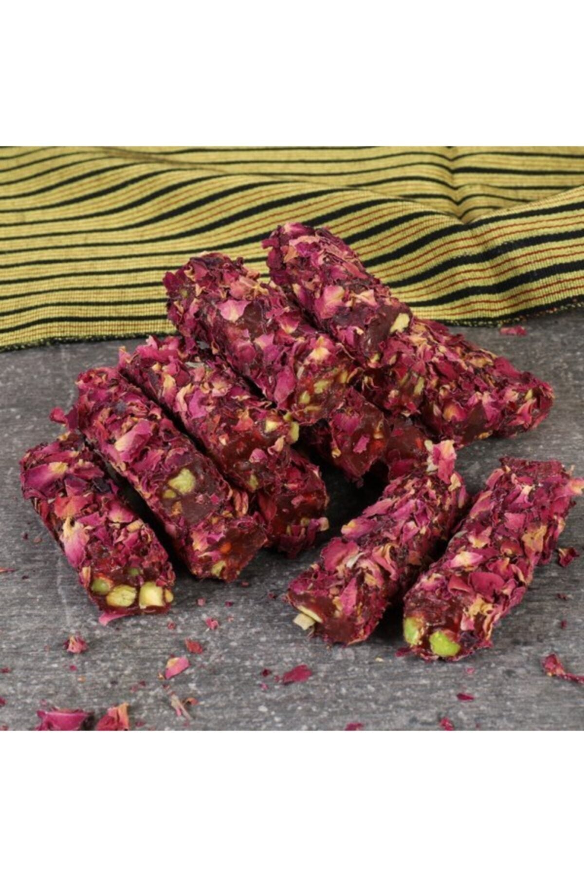 Yoresel gaziantep yeni mahsul gaziantep e dogal Fresh boz ic Pistachio osmanli usulu Rose Petal fitil Turkish Delight 1 kg - MALLTURK