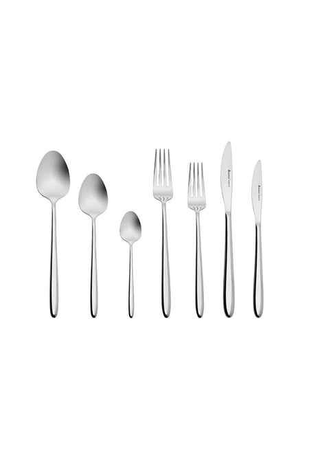 Karaca flow elegance 84 Piece 12 Place Setting Flatware Set - MALLTURK