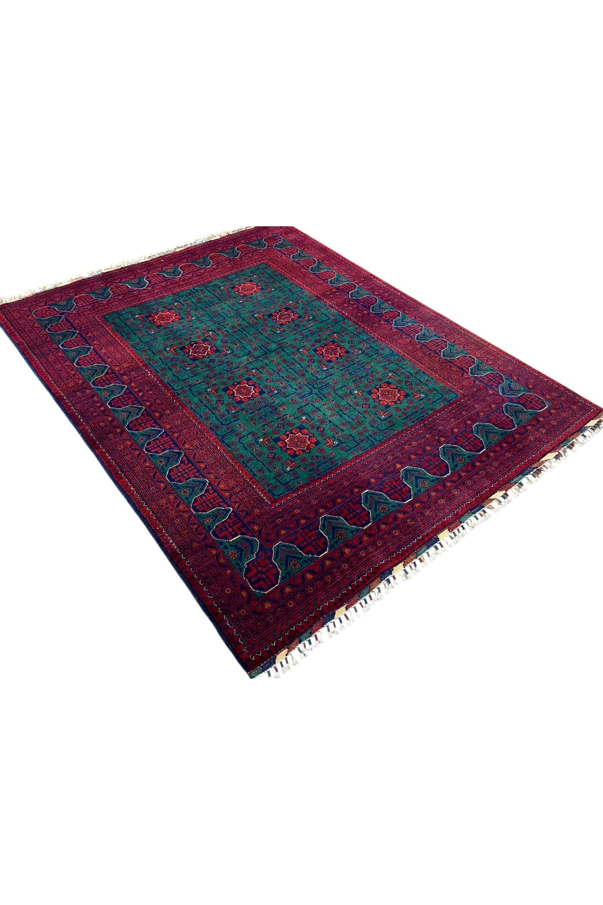 HSD COLLECTION Hand-Woven Afghan BILICIK Rug 3.10 METREKARE 155 x 200