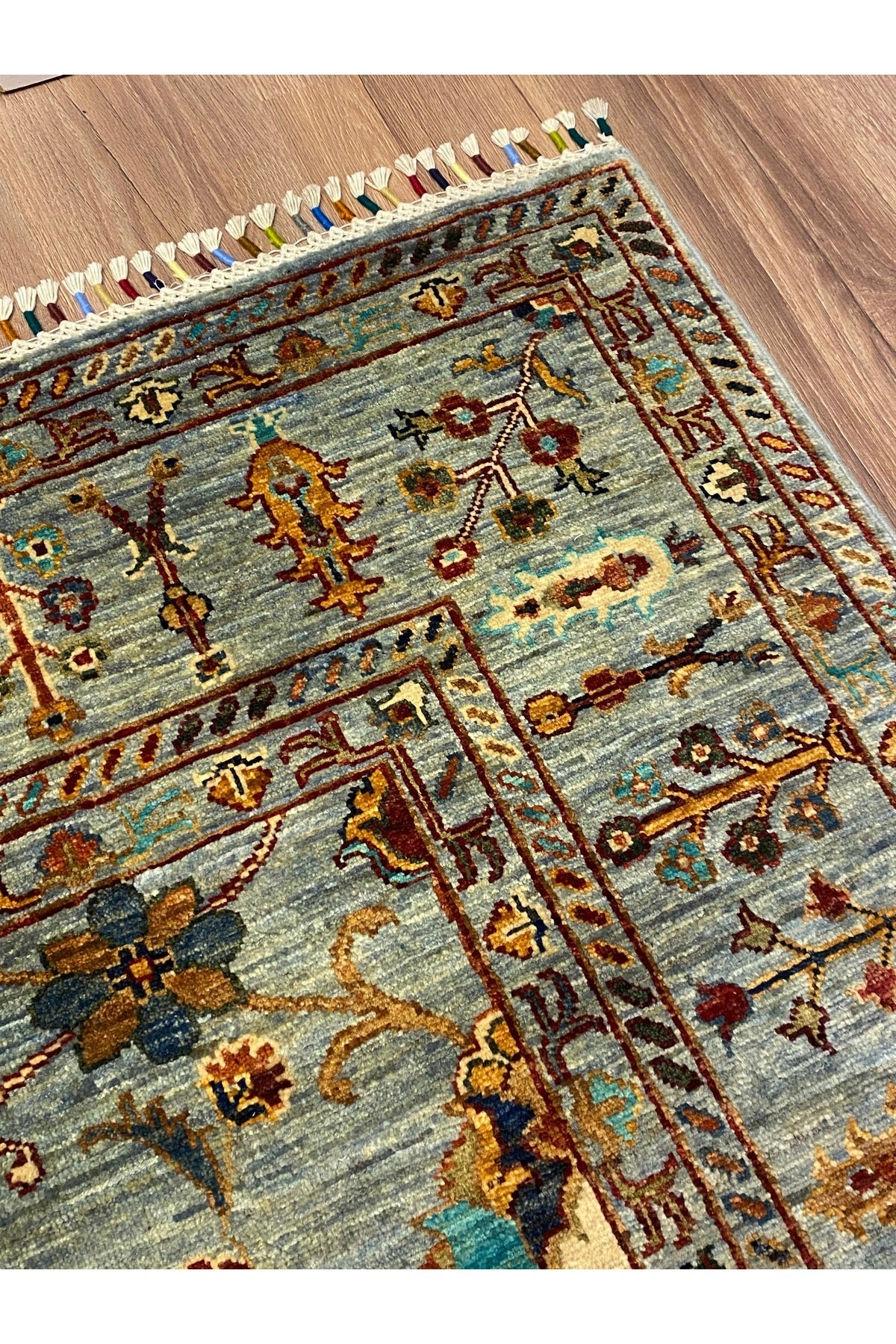 fethiyehalikilim Hand-Woven afgan buz mavisi sultani Rug 305X210 [6,41m2] %100 Hand-Woven - %100 HANDMADE - MALLTURK