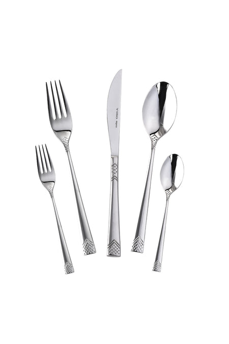 Karaca beyaz 84 Piece Boxed Flatware Set - MALLTURK