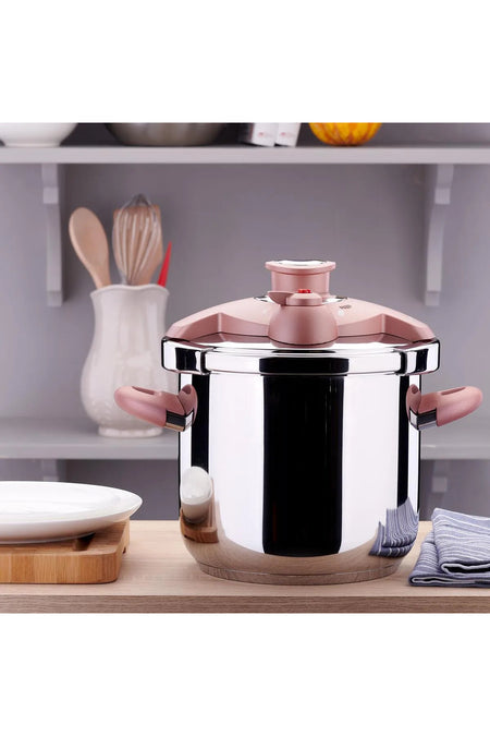KORKMAZ Bella Rosegold Pressure Cooker 7.0 Lt A174-01 - MALLTURK