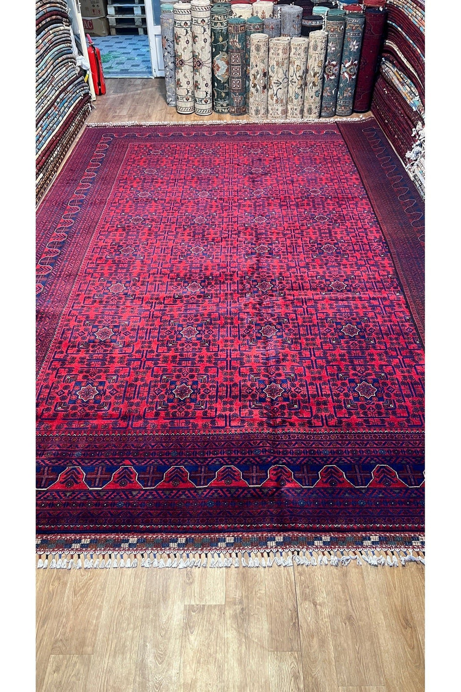 Turkmen Rug Hand-Woven Afghan Rug - MALLTURK