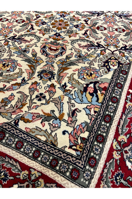 RD RAMAZAN DAG Hand Rug Art Hand-Woven Sumerbank Hereke Rug Signed Polonez Design Size 300x200 - MALLTURK