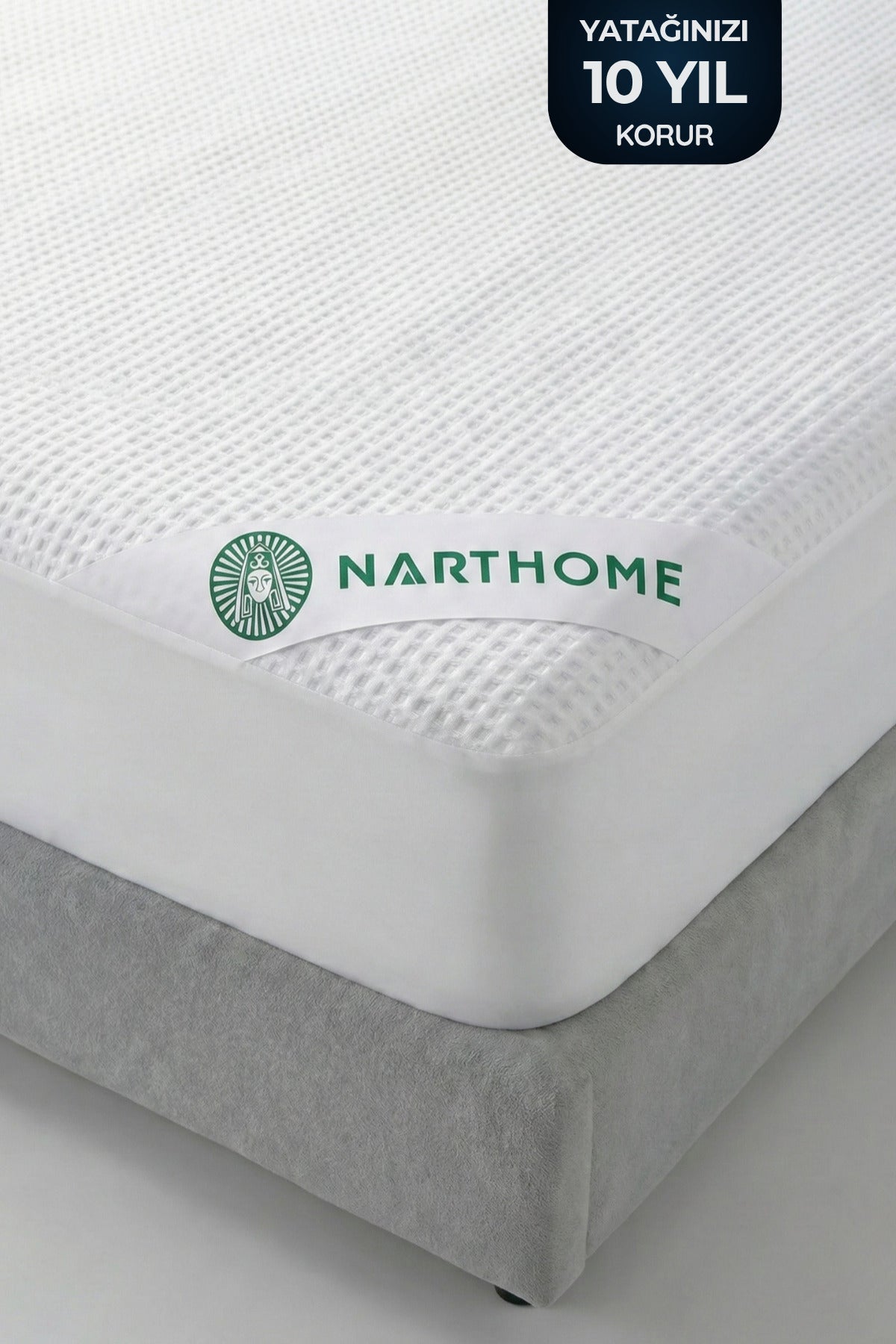 Nart Home Premium Waterproof Bamboo Fitted Mattress Protector - MALLTURK