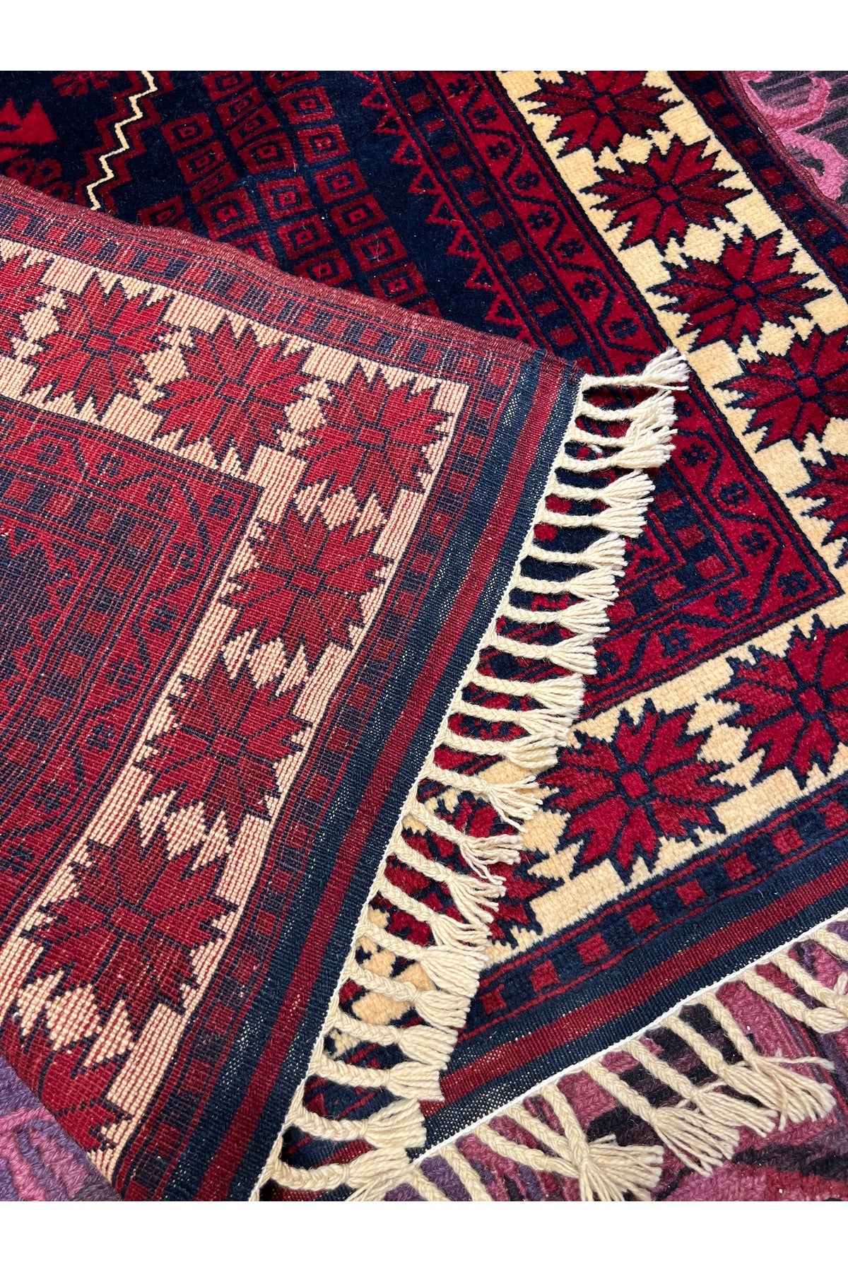 RD RAMAZAN DAG Hand Rug Art Hand-Woven Yagcibedir Rug 100 Yas Base Antika Size 220x126