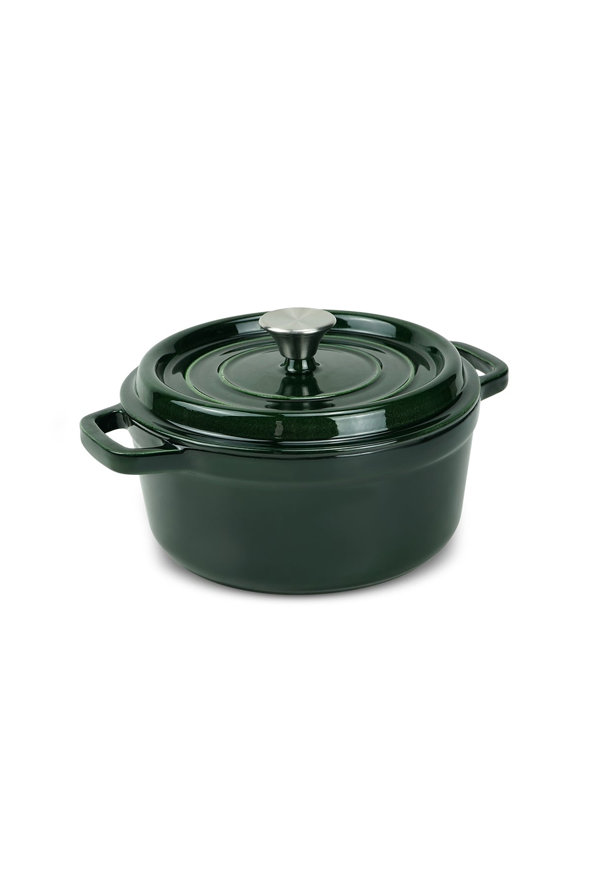 Karaca Heritage Demir Cast Emayeli Pot Yesil - MALLTURK