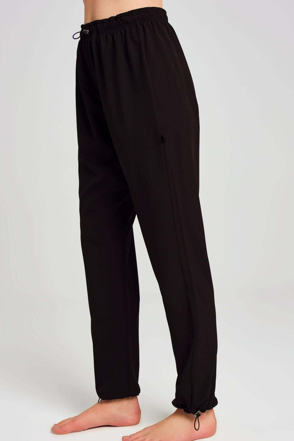 Hashema Flexible Woven Black Pants