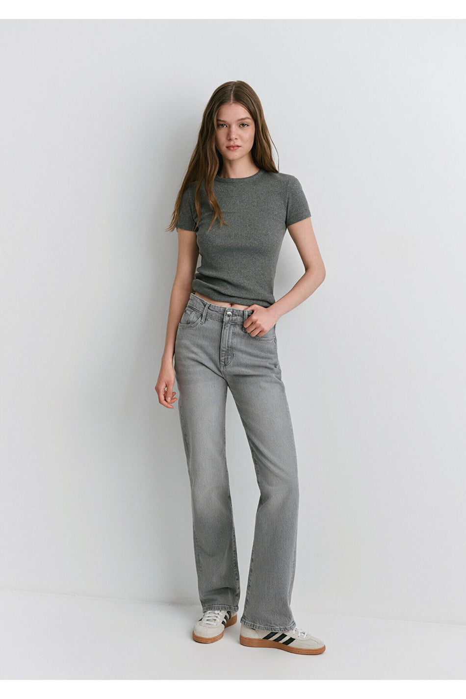 Mavi Jane Classic Denim Dark Grey Jeans 1010917-89182 - MALLTURK