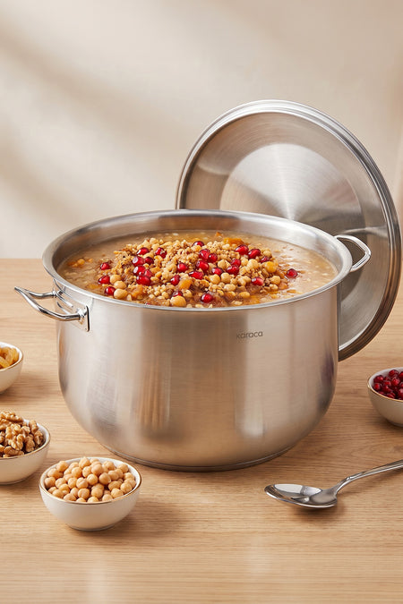 Karaca Nazen Buyuk Boy Derin Stock Pot - MALLTURK