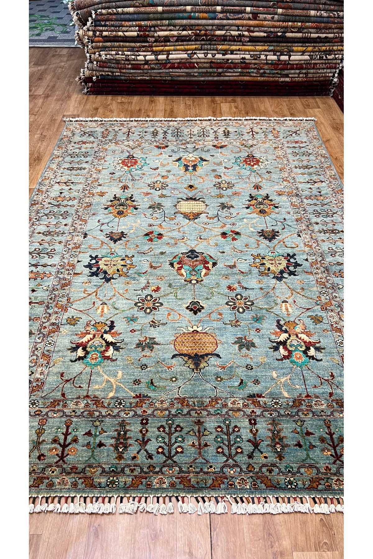 Turkmen Rug Hand-Woven Afghan Rug