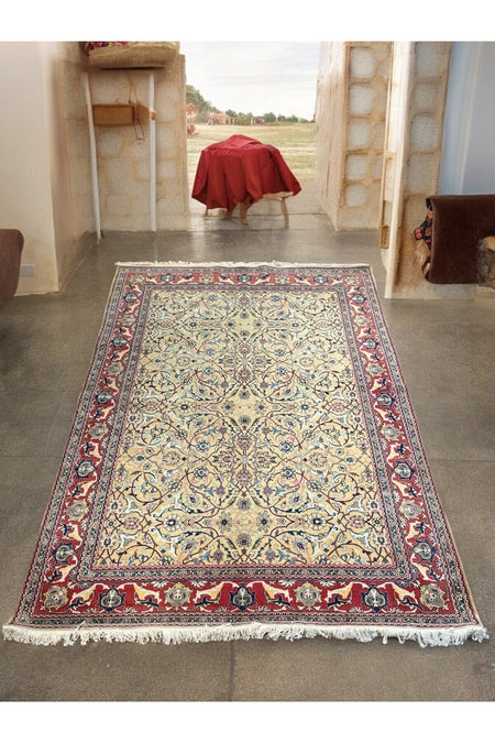 SIRVAN Rug Hand-Woven Hereke Rug - 196x294 - MALLTURK