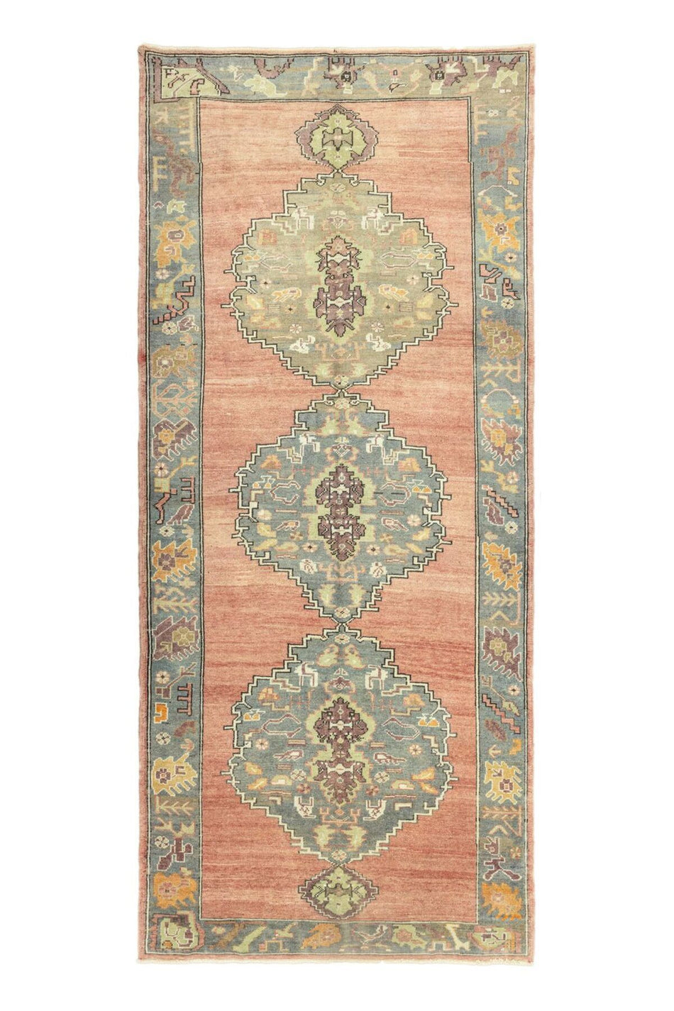 Soho Antiq Achiella Rustic Design Wool Rug 164x379 cm - MALLTURK