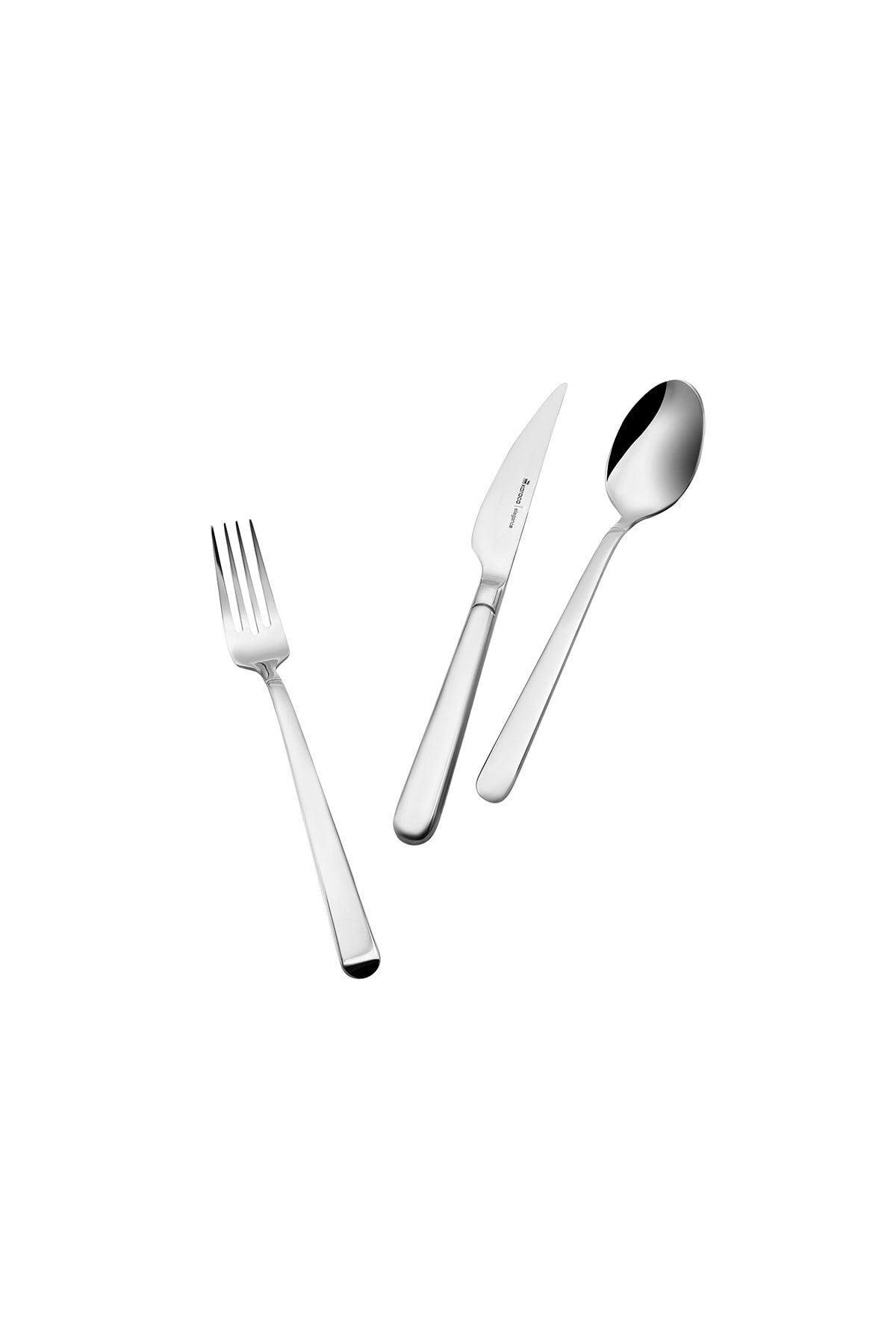 Karaca eris 60 Piece 12 Place Setting elegance Flatware Set - MALLTURK