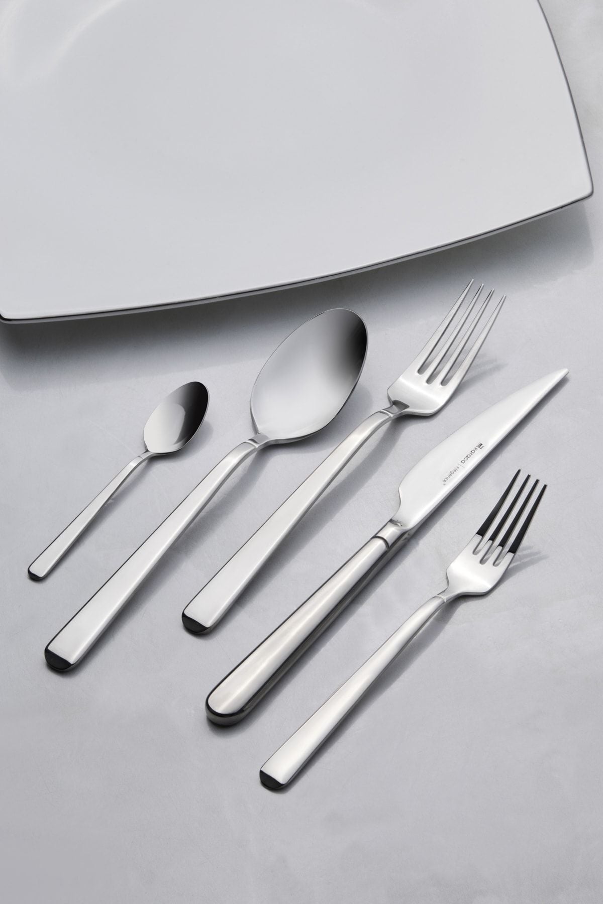 Karaca eris 60 Piece 12 Place Setting elegance Flatware Set - MALLTURK