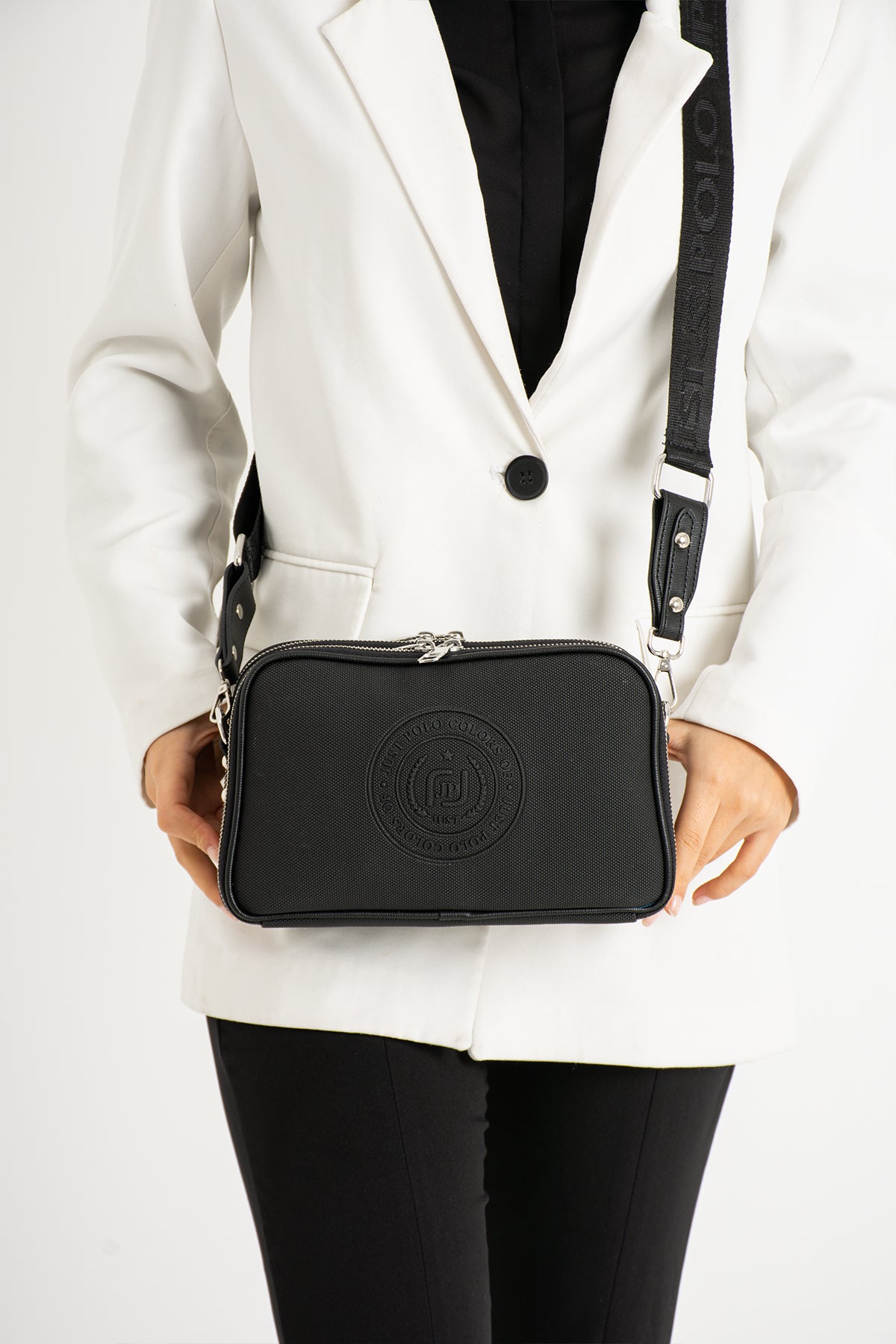 Just Polo Black Women's Shoulder & Messenger Bag Mink Coffe - MALLTURK