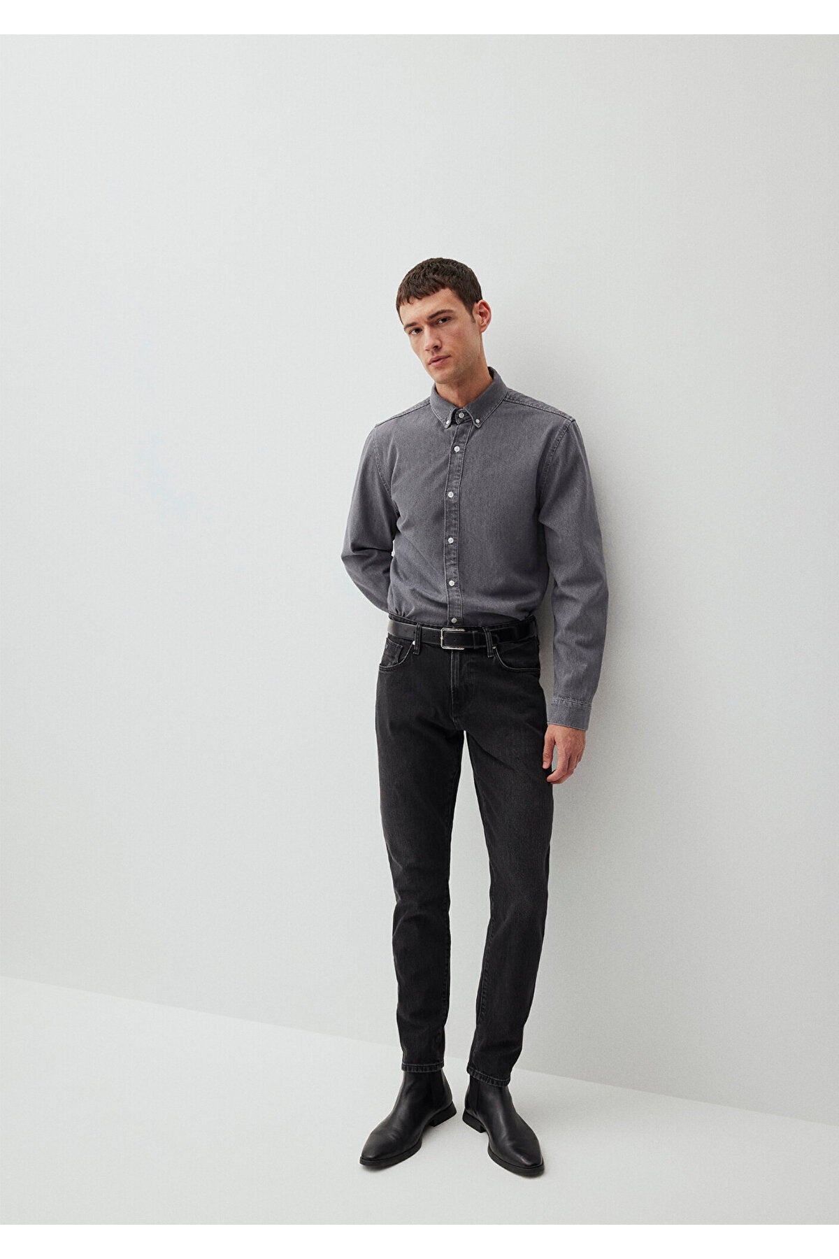 Mavi London Classic Denim Anthracite Smoke Jeans 0010172-87848 - MALLTURK