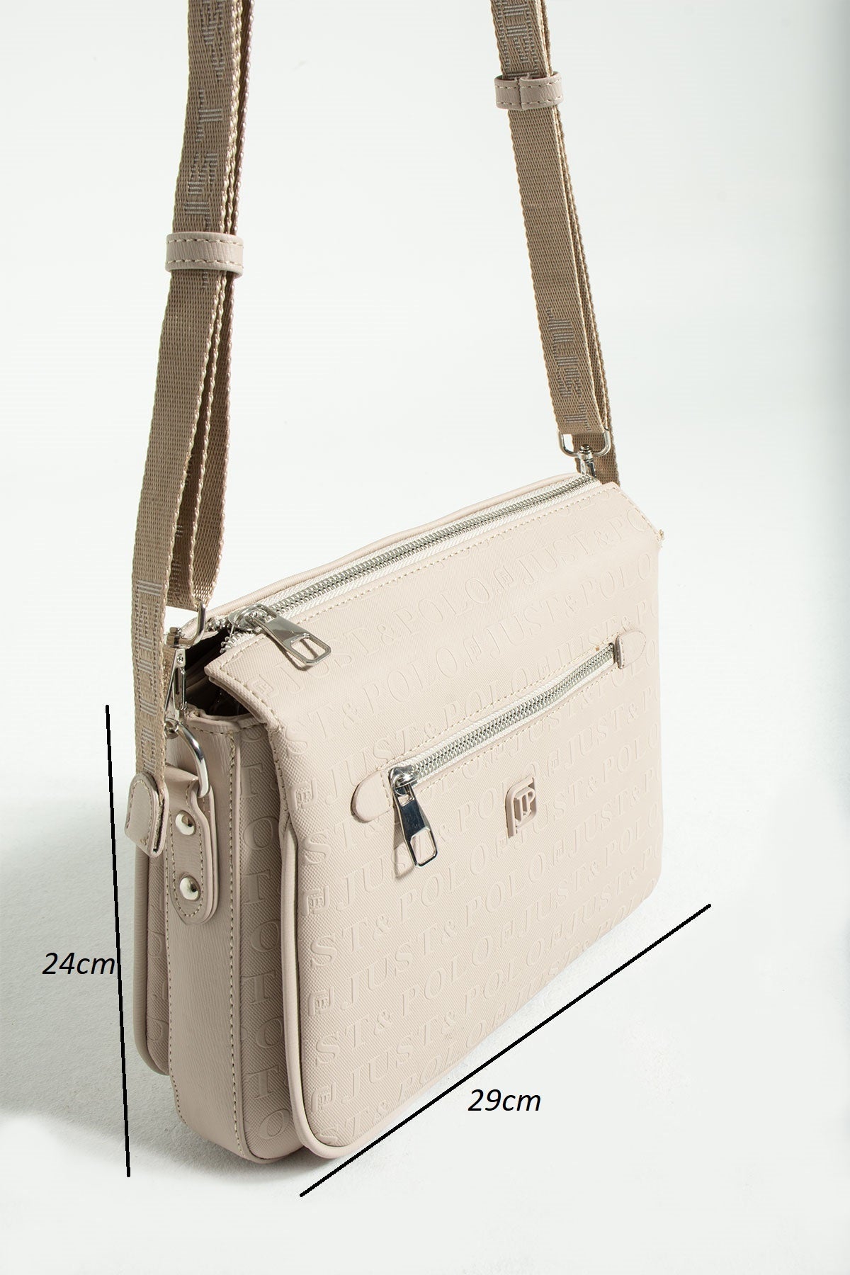 Just Polo Women's Shoulder Bag Color Gray - MALLTURK