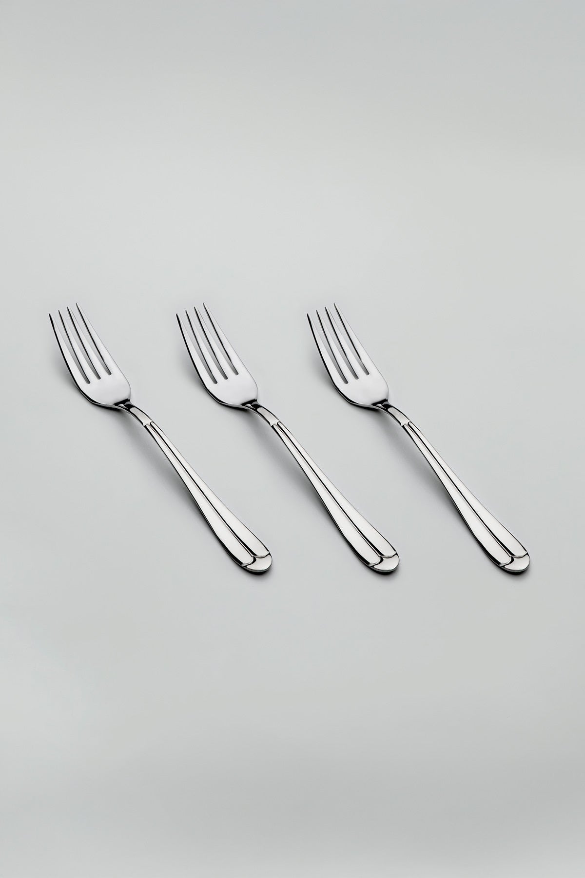Nehir saray Plain 6 Place Setting 30 Piece Boxed Fork Spoon Set - MALLTURK